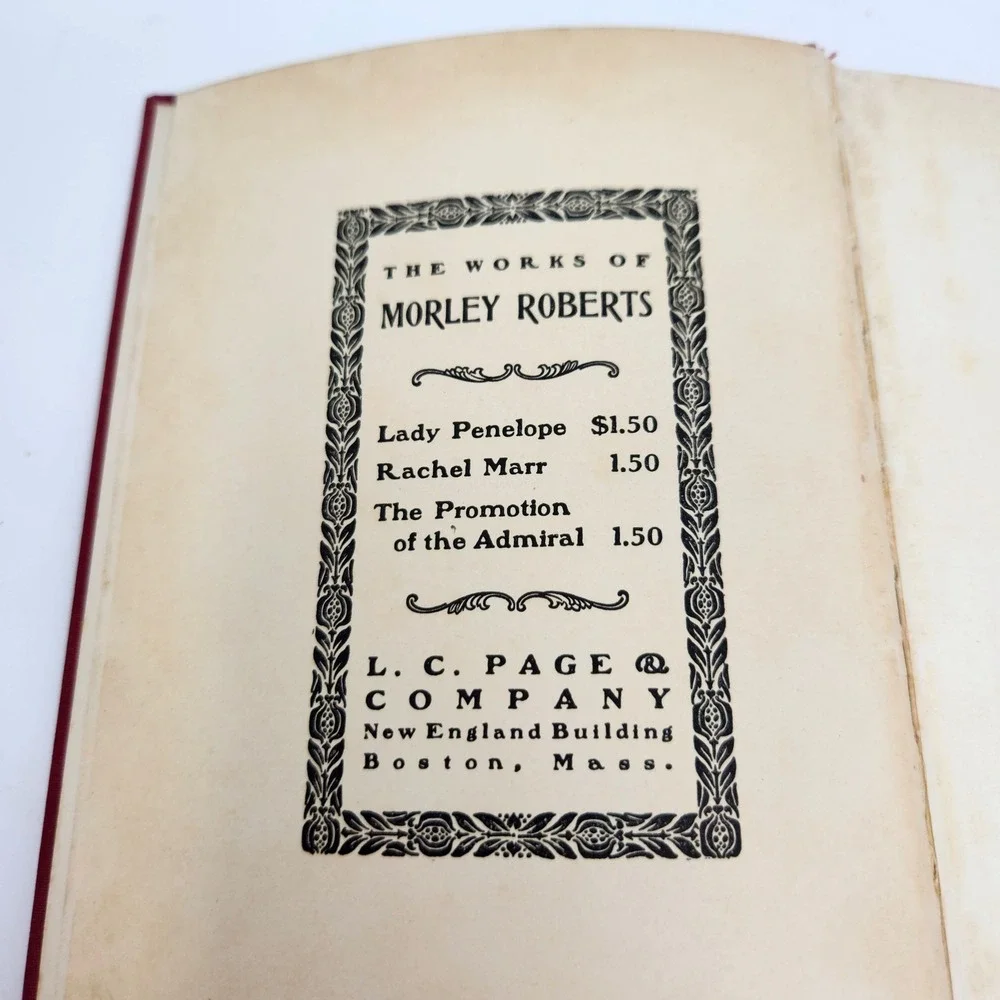 Vintage Red Hard Cover Lady Penelope Author Morley Roberts Pub. 1905 - Picture 7 of 14